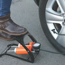 RAC Double-Barrel Foot Pump -Maypole Shop 1125R A3