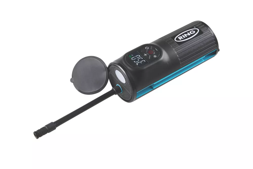 Ring RTC2000 Rechargeable Compact Cordless Handheld Tyre Inflator 3.7V 2 Ring RTC2000 Rechargeable Compact Cordless Handheld Tyre Inflator 3.7V - Image 2