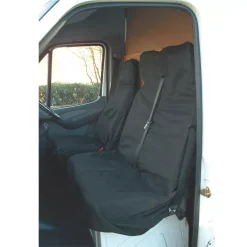 Maypole Universal Van Seat Cover Set Black 2 Pieces