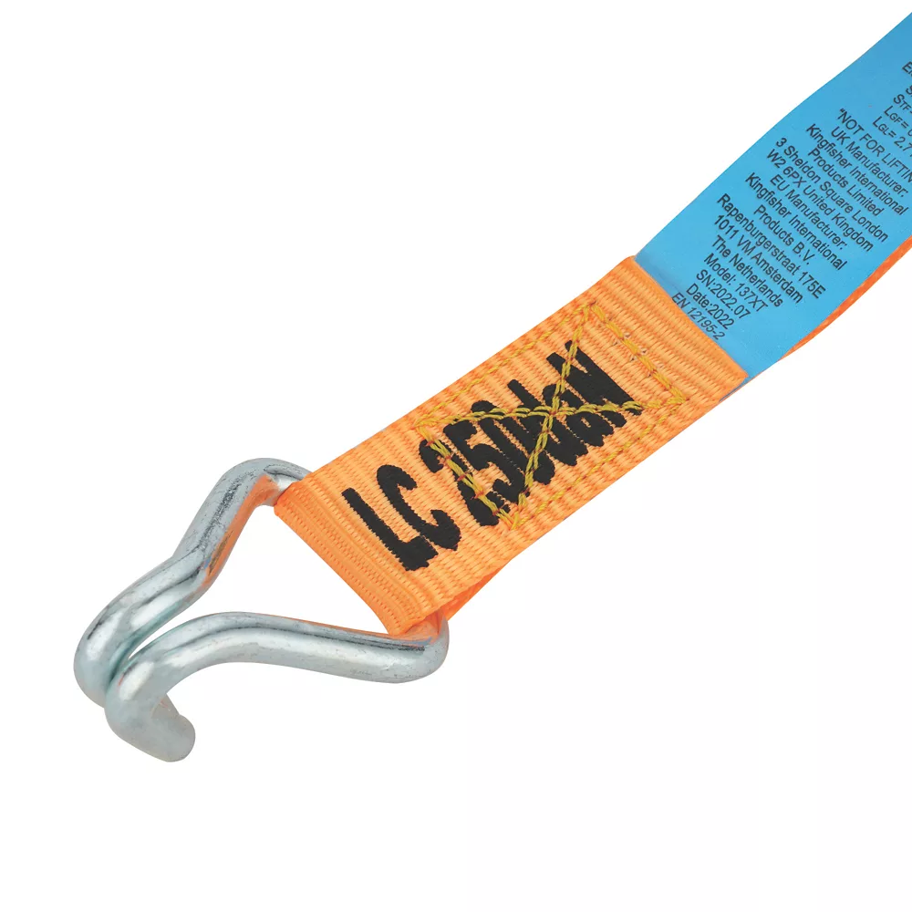 Smith And Locke Smith & Locke Ratchet Tie-Down With J-Hooks 3m X 25mm 3 Smith And Locke Smith & Locke Ratchet Tie-Down With J-Hooks 3m X 25mm - Image 3