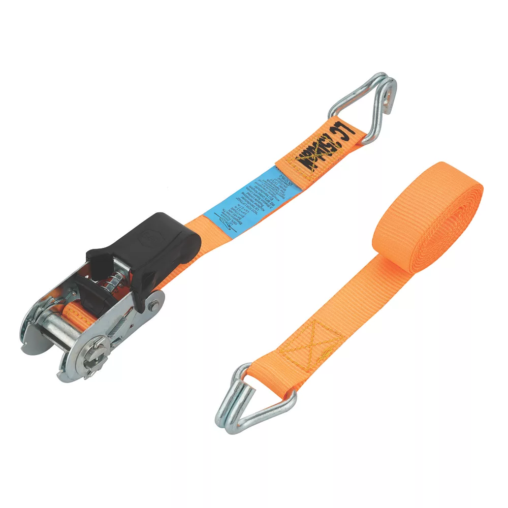 Smith And Locke Smith & Locke Ratchet Tie-Down With J-Hooks 3m X 25mm 1 Smith And Locke Smith & Locke Ratchet Tie-Down With J-Hooks 3m X 25mm