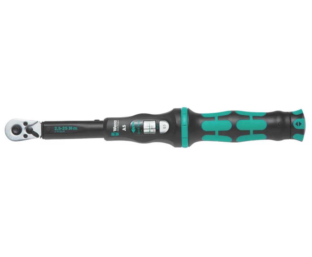 Wera Click-Torque A5 Adjustable Torque Wrench 1/4" X 12.8" 1 Wera Click-Torque A5 Adjustable Torque Wrench 1/4" X 12.8"