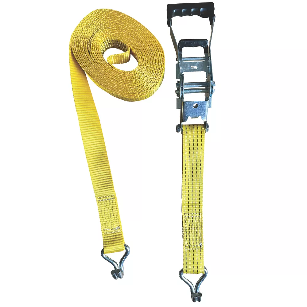 Smith And Locke Smith & Locke Ratchet Tie-Down With J-Hooks 8m X 50mm 1 Smith And Locke Smith & Locke Ratchet Tie-Down With J-Hooks 8m X 50mm