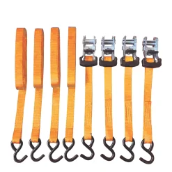 Smith And Locke Smith & Locke Ratchet Tie-Down Strap With S-Hook 5m X 27mm 4 Pack