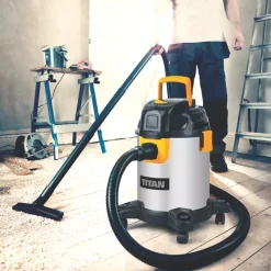 Titan TTB775VAC 1400W 20Ltr Wet & Dry Vacuum 220-240V -Maypole Shop 233KH A3