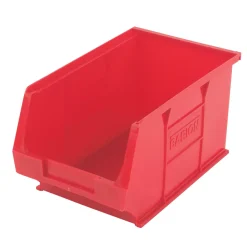 Essentials TC3 Semi-Open-Fronted Storage Bins Red 10 Pack