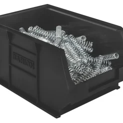 Essentials Barton TC3 Semi-Open-Fronted Recycled Storage Containers Black 10 Pack 5 Essentials Barton TC3 Semi-Open-Fronted Recycled Storage Containers Black 10 Pack -Maypole Shop 245VH A2