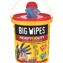 Big Wipes Heavy-Duty Wipes Blue 240 Pack