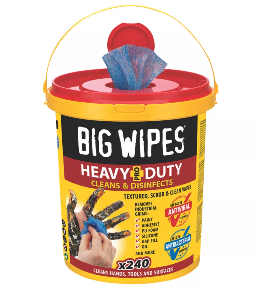 Big Wipes Heavy-Duty Wipes Blue 240 Pack 1 Big Wipes Heavy-Duty Wipes Blue 240 Pack