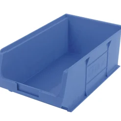 Essentials TC4 Semi-Open-Fronted Storage Bins Blue 10 Pack