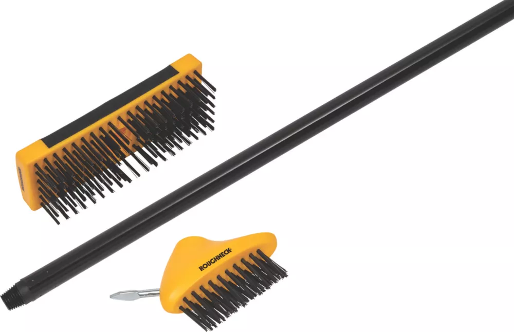 Roughneck Paving & Patio Brush Set 3 Pieces 1 Roughneck Paving & Patio Brush Set 3 Pieces