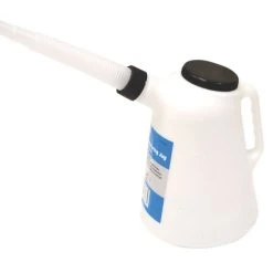 Hilka Pro-Craft ABS Plastic Measuring Jug With Spout White 5Ltr