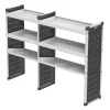 Van Guard Universal Trade Double Van Racking Unit (4 Straight & 2 Angled Shelves) 1716 X 381 X 1279mm