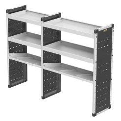 Van Guard Universal Trade Double Van Racking Unit (4 Straight & 2 Angled Shelves) 1716 X 381 X 1279mm