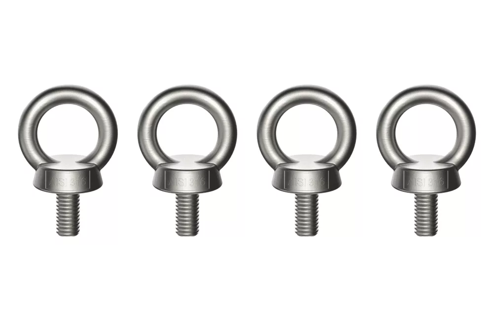 Van Guard Stainless Steel Eye Bolts Steel 17 X 28mm 2 Pairs 1 Van Guard Stainless Steel Eye Bolts Steel 17 X 28mm 2 Pairs