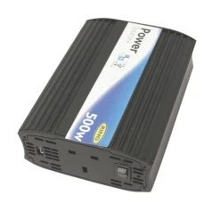 Ring Power Source 400W 15V To 230V Inverter Single Socket + Type A USB Charger