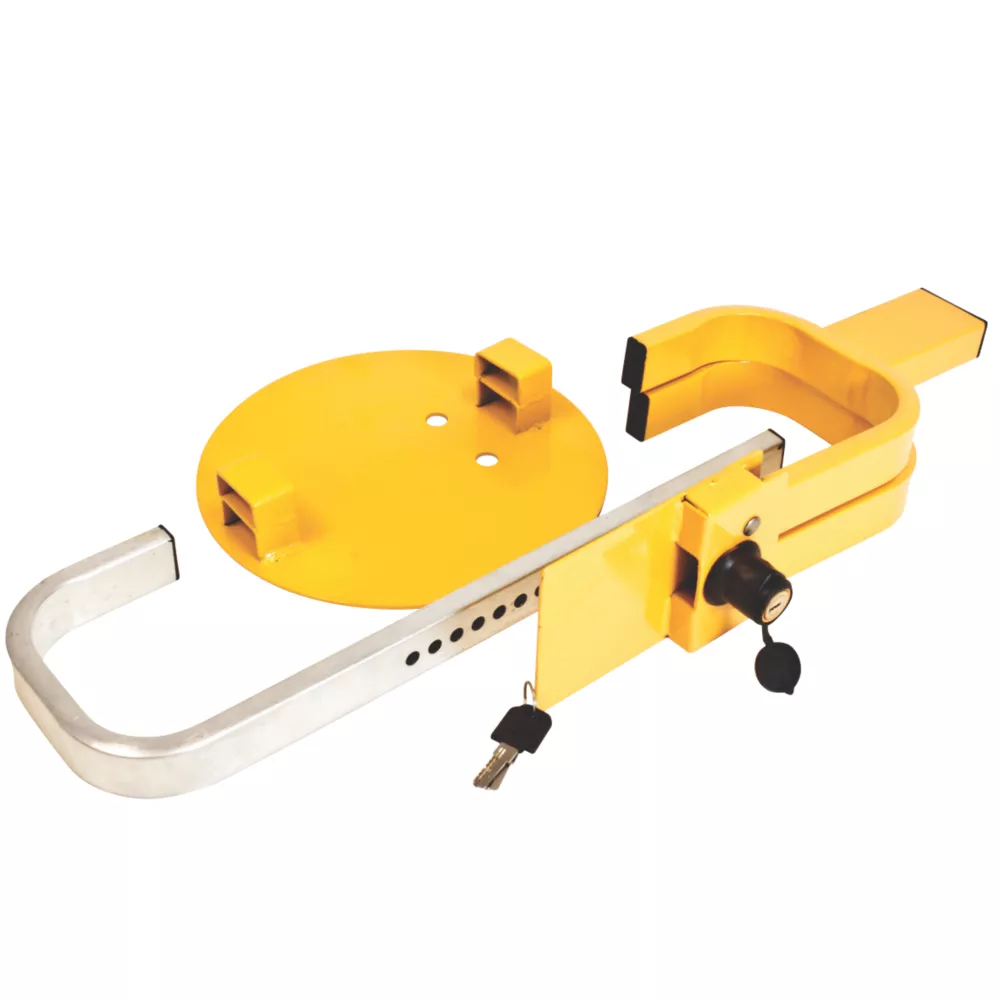 Maypole Universal Trailer Wheel Clamp 13-17" Yellow 1 Maypole Universal Trailer Wheel Clamp 13-17" Yellow