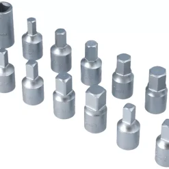 Laser Drain Plug Key Set 14 Piece Set 6 Laser Drain Plug Key Set 14 Piece Set -Maypole Shop 64657 A2