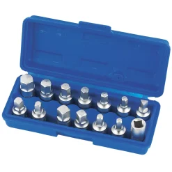 Laser Drain Plug Key Set 14 Piece Set