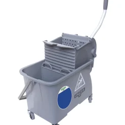 Unger® Unger SmartColour Dual-Mop Bucket Grey 15Ltr