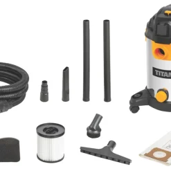 Titan TTB776VAC 1400W 30Ltr Wet & Dry Vacuum 220-240V -Maypole Shop 665KH A2