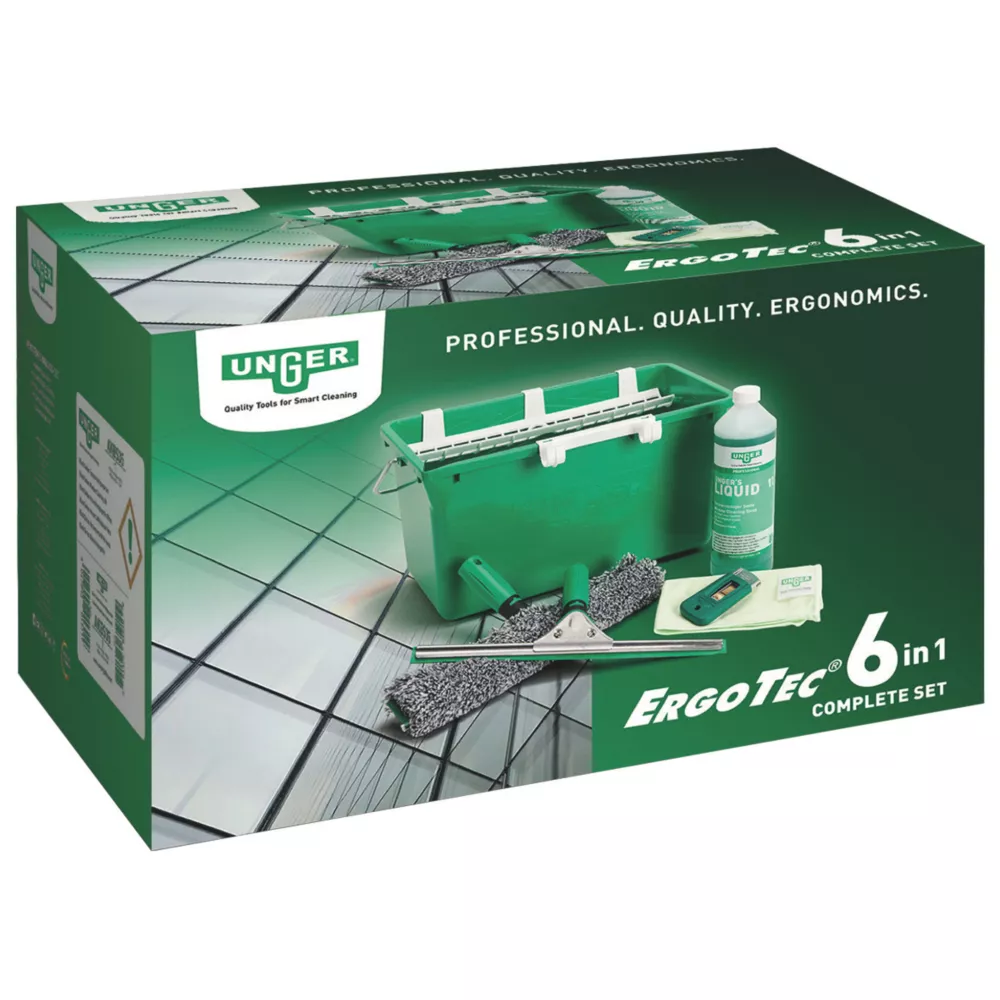 Unger® Unger AK015 Complete Kit 6-in-1 Window Cleaning Kit 6 Pieces 4 Unger® Unger AK015 Complete Kit 6-in-1 Window Cleaning Kit 6 Pieces - Image 4