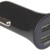 Ring RMS23 2 Outlet Type A USB In-Car Charger 12 & 24V