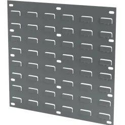 Essentials TP1 Wall Mounted Louvred Panel Grey 2 Pack
