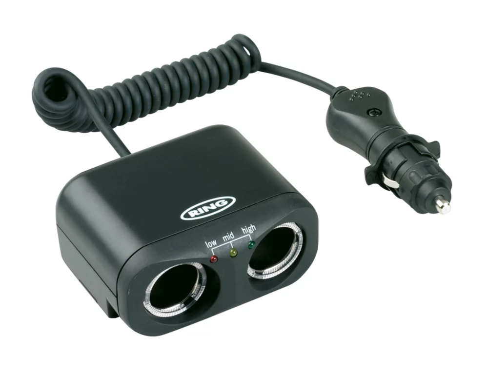 Ring 8A Twin Multisocket With Battery Analyser 12V 2 Ring 8A Twin Multisocket With Battery Analyser 12V - Image 2