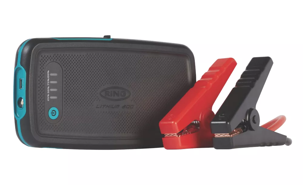 Ring RPPL200 300A Li-Ion Jump Starter + Type A USB Charger 1 Ring RPPL200 300A Li-Ion Jump Starter + Type A USB Charger