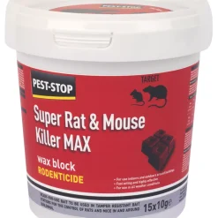 Pest-Stop Rodent Wax Blocks 10g 15 Pack