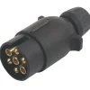 Maypole MP021 7-Pin N-Type Trailer Board Plug 12V