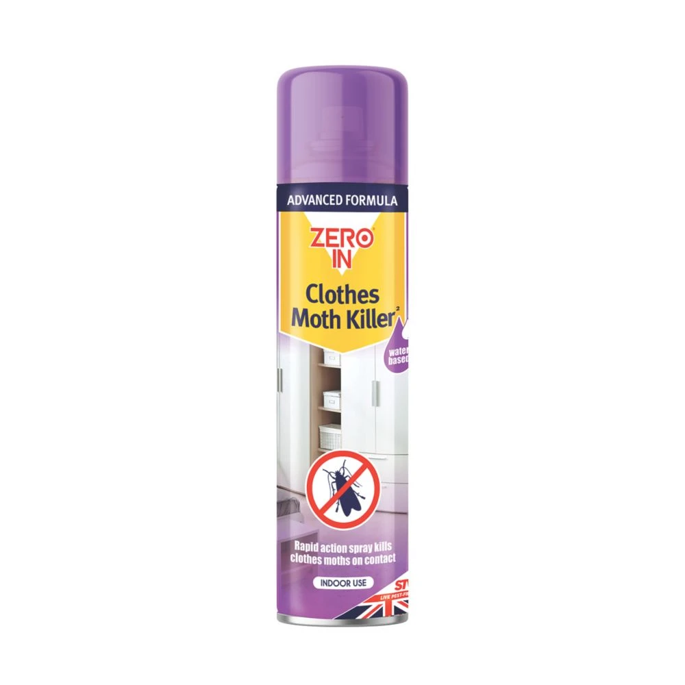 Zero In Clothes Moths Killer 300ml 1 Zero In Clothes Moths Killer 300ml