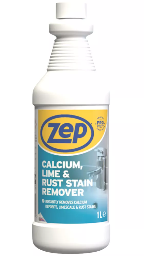 Zep Calcium, Lime & Rust Stain Remover 1Ltr 1 Zep Calcium, Lime & Rust Stain Remover 1Ltr