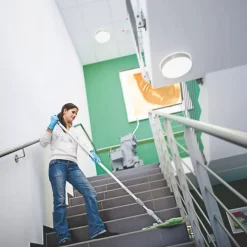 Unger® Unger SmartColor MicroMop 15.0 Mop Head Green -Maypole Shop 8722X A2