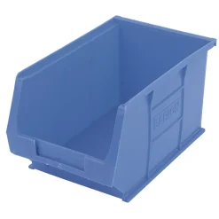 Essentials TC3 Semi-Open-Fronted Storage Bins Blue 10 Pack