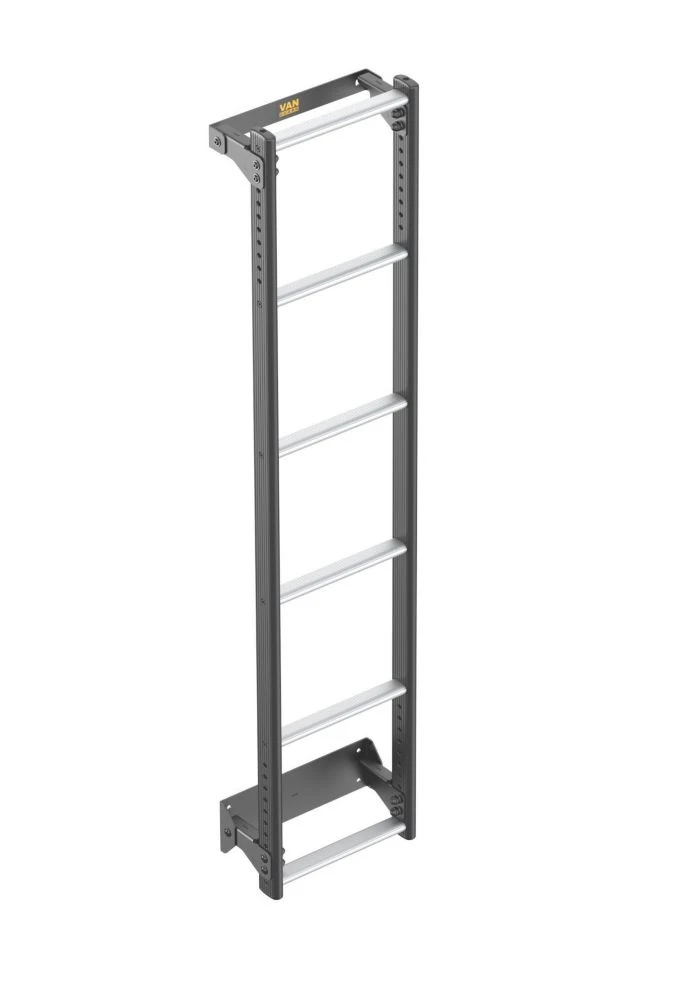 Van Guard VGL6-05 MAN TGE 2017 On 6-Treads ULTI Ladder Rear Door Ladder For H2, H3 1560mm 1 Van Guard VGL6-05 MAN TGE 2017 On 6-Treads ULTI Ladder Rear Door Ladder For H2, H3 1560mm