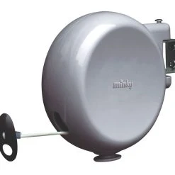 Minky 1 Line 15m Grey Retractable Washing Line