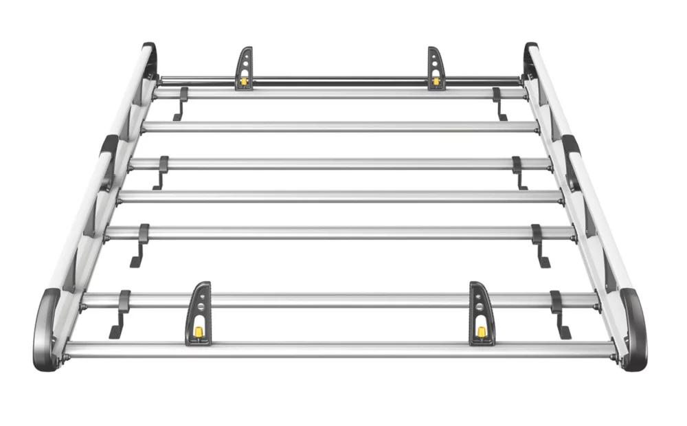 Van Guard Volkswagen Transporter T6 2015 On Roof Rack - 7-bar ULTIRack+ L2 H1 Tailgate 2 Van Guard Volkswagen Transporter T6 2015 On Roof Rack - 7-bar ULTIRack+ L2 H1 Tailgate - Image 2